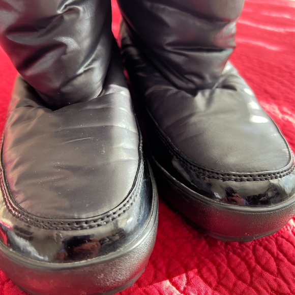 Coach Polina Nylon Puffy Boot Black Size 6 - Picture 13 of 14